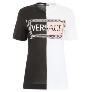 Versace Contrast Colour Logo T-Shirt